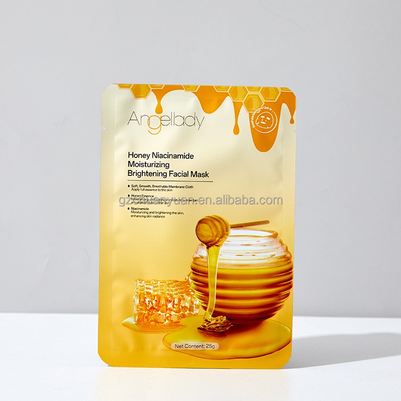 Wholesale Cosmetic Face Mask Honey Nicotinamide Moisturizing Facial Mask Brighten Skin Tone Quality Skin Face Sheet Mask