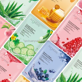 Customized Service Wholesale Fruit Mask Face Skin Care Sheet Nourishing Facial Moisturizing Mask for Unisex