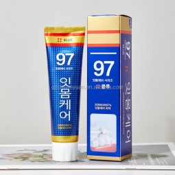 出厂价格97%护理牙膏青春蓝色白色牙膏清爽牙膏私人标签批发