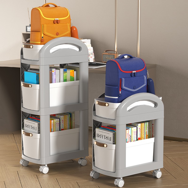 Backpack Storage Rack Factory - Movable Under Table Bedroom Small Cart