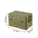 Camping Storage Organizer Factory - Good Quality with Wooden Lid and Wheels