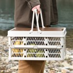 Camping Storage Box Manufacturer - Foldable with Lids Collapsible Picnic Basket