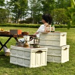 Storage Crate Factory - Collapsible 30L Stackable Basket for Camp Fishing