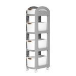 Backpack Storage Rack Factory - Movable Under Table Bedroom Small Cart