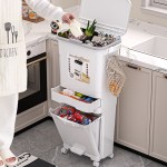 Waste Bin Factory - Two or Three Layers Trash Receptacle for Kitchen