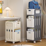 Trolley Book Rack Manufacturer - Movable Multi-Layer Under Table Standing