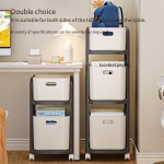 Trolley Book Rack Manufacturer - Movable Multi-Layer Under Table Standing