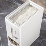 Kitchen Trash Can Manufacturer - Double Layer Plastic Sorting Classified with Lid