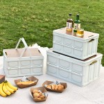 Storage Crate Factory - Collapsible 30L Stackable Basket for Camp Fishing