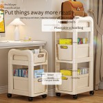 Book Storage Rack Factory - Movable Multi-Layer Schoolbag Desk Shelf