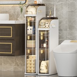 Bathroom Storage Rack Factory - Plastic Crevice Cabinet Multi-layer Organizer