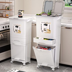 Bathroom Storage Cabinet Factory - Plastic Crevice Drawer Style Multi-layer