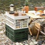 Camping Storage Box Manufacturer - Foldable with Lids Collapsible Picnic Basket