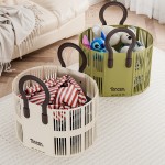 Dirty Clothes Basket Manufacturer - Household Ventilated Laundry with Wheels