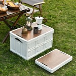 Storage Crate Factory - Collapsible 30L Stackable Basket for Camp Fishing