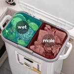 Bathroom Storage Cabinet Factory - Plastic Crevice Drawer Style Multi-layer