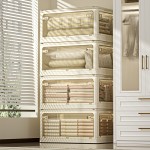 Child Wardrobe Manufacturer - Folding Plastic Organizer Installation Free