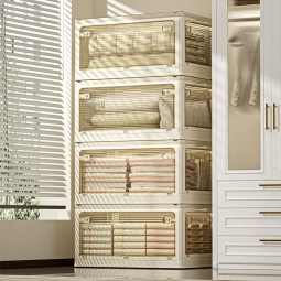 Child Wardrobe Manufacturer - Folding Plastic Organizer Installation Free