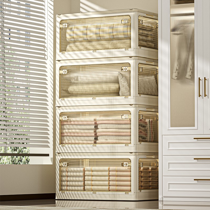 Child Wardrobe Manufacturer - Folding Plastic Organizer Installation Free