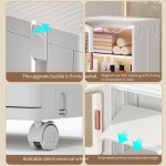 Toilet Storage Rack Manufacturer - Multi-layer Crevice Cabinet Plastic