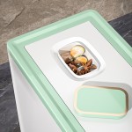 Kitchen Trash Can Manufacturer - Double Layer Plastic Sorting Classified with Lid