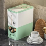 Kitchen Trash Can Manufacturer - Double Layer Plastic Sorting Classified with Lid