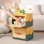 Building Blocks Storage Box Manufacturer - Portable Cute Cartoon Baby Clothes Toy