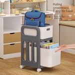 Trolley Book Rack Manufacturer - Movable Multi-Layer Under Table Standing