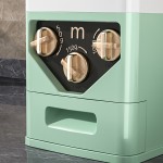 Kitchen Trash Can Manufacturer - Double Layer Plastic Sorting Classified with Lid