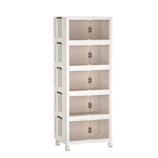Storage Cabinet Factory - Mini Double Opening Stackable with Lids