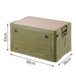 Camping Storage Organizer Factory - Good Quality with Wooden Lid and Wheels