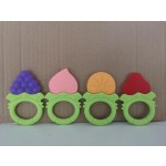 Baby Teether Manufacturer - Fruit Shape Silicone Teething Toy Hot Sale