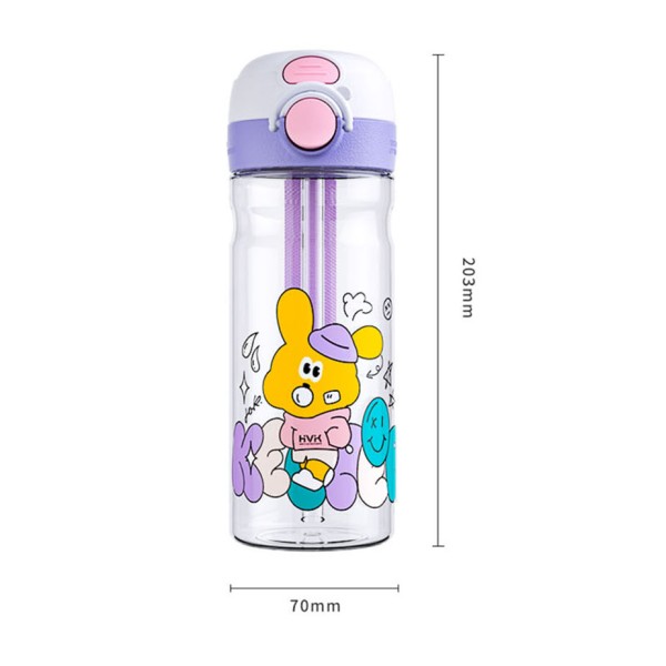 Tritan Water Bottle Supplier - 2-in-1 Straw Bottle Colorful Design