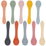 Baby Feeding Spoon Supplier - BPA Free Soft Silicone Flexible Soup Spoon