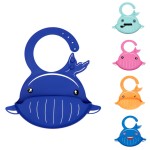 Baby Bib Factory - BPA Free Waterproof Silicone Bib with Catcher Wholesale