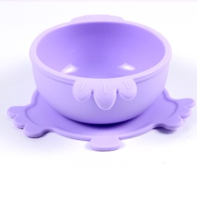 Baby Dinnerware Set Manufacturer - Silicone Panda Design with Spoon Fork