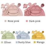 Baby Bowl Set Manufacturer - Silicone Animal Cartoon Bowl with Spoon Fork