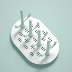 Baby Bottle Dryer Supplier - Pacifier Dryer Anti Slip Silicone Nursing Clamp