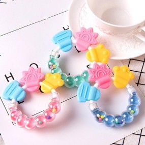 Baby Teether Manufacturer - Food Grade Silicone Chew Rattle Toy New Design