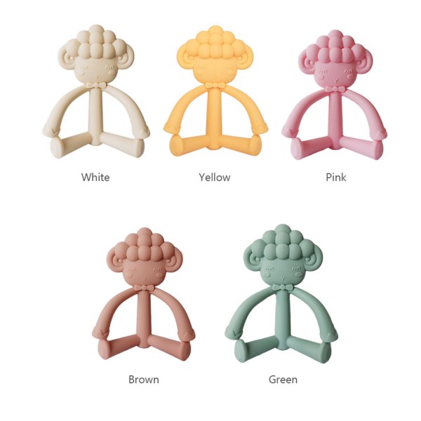 Baby Teether Factory - Doll Shape Multi Color Customizable Soft Safe
