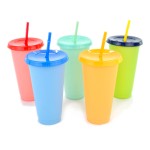 Straw Cup Supplier - PP Color Changing Set for Events Cooling Function