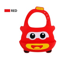Baby Bib Supplier - Silicone Car Design with Ears Adjustable Waterproof