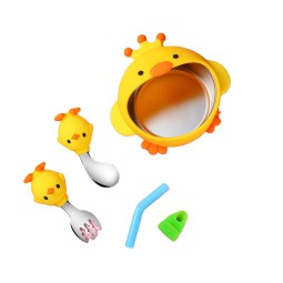 Baby Tableware Set Supplier - Eco Friendly BPA Free Feeding Set Cup Spoon