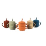 Baby Cup Factory - Silicone with Handles Strap BPA Free for Toddlers