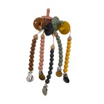 Pacifier Chain Wholesale - Wooden Beads Silicone Dummy Clip