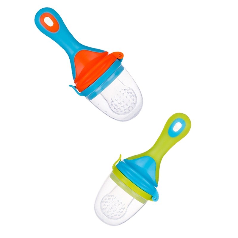 Baby Fruit Feeder Factory - Safe Silicone Grip Handle Mesh Pouch