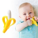 Baby Toothbrush Factory - Banana Shaped Silicone Teether and Toothbrush