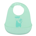 Baby Bib Supplier - Waterproof Silicone Feeding Bib Lightweight Easy Clean