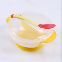 Baby Bowl Manufacturer - BPA Free PP Plastic Suction Bowl with Spoon