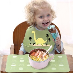 Toddler Bib Manufacturer - Cartoon Printed Silicone Waterproof Customizable